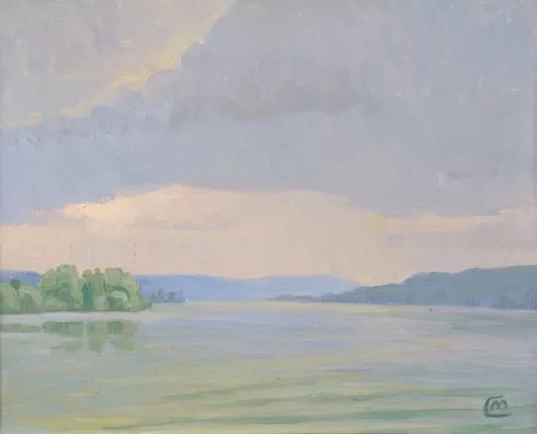 Martha Cunz — Regenwetter am Zugersee, 1920