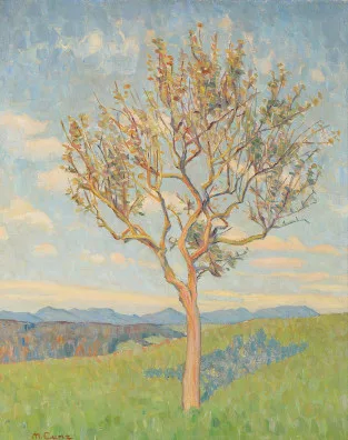 Martha Cunz — Herbstsonne, Landschaft bei Mogelsberg, um 1935