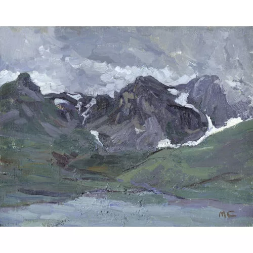 Martha Cunz — Partie im Hochgebirge.