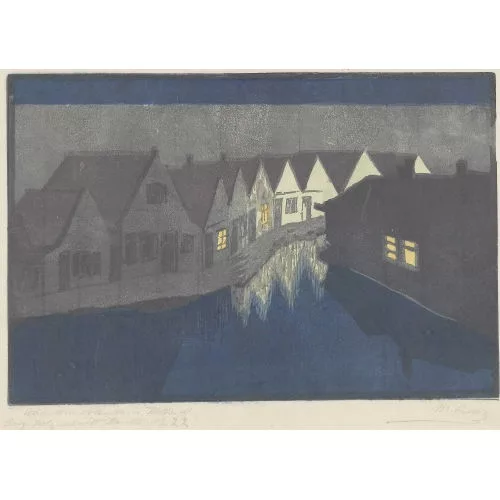 Martha Cunz — "Abend in Volendam".