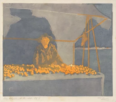 Martha Cunz — Orangenhändler, 1907