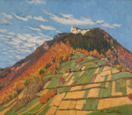 Martha Cunz — Spitze Fluh, Thunersee, 1910