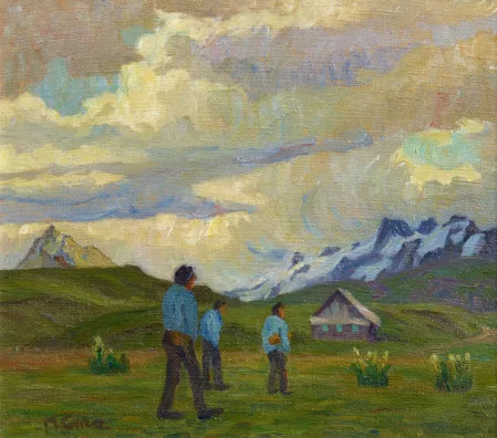 Martha Cunz — Heimkehr der Sennen (Frutt)