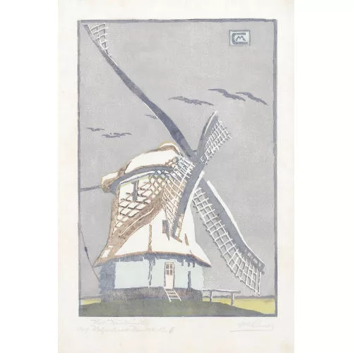Martha Cunz — "Holl. Windmühle".