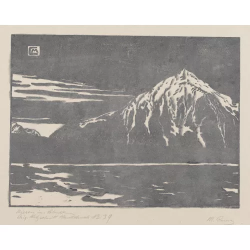 Martha Cunz — "Niesen im Schnee".