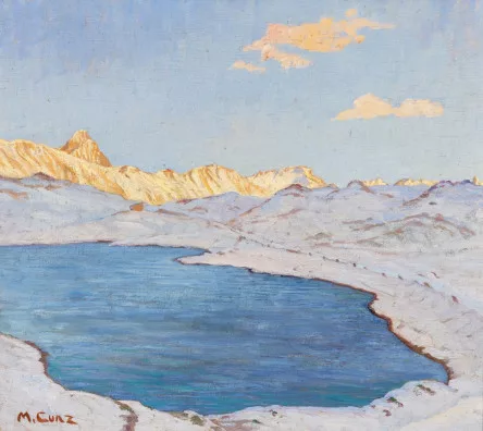 Martha Cunz — Berninapass mit Lago Bianco