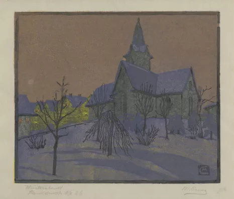 Martha Cunz — Winterabend, 1907