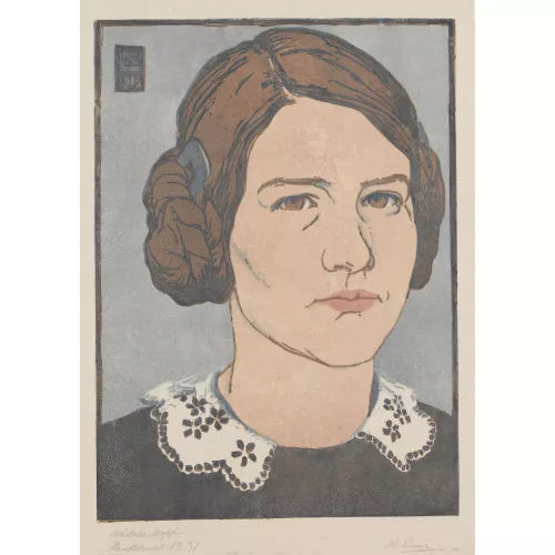 Martha Cunz — "Mädchenkopf".