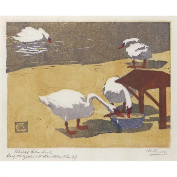 Martha Cunz — WEISSE SCHWÄNE WHITE SWANS