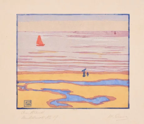 Martha Cunz — Am Strand, 1913