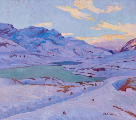 Martha Cunz — Abendstimmung am Berninapass, 1918