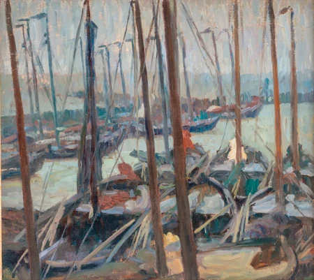 Holländischen Fischerhafen