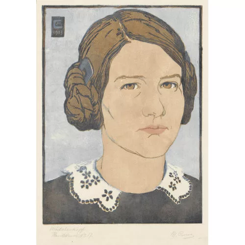 Martha Cunz — "Mädchenkopf".