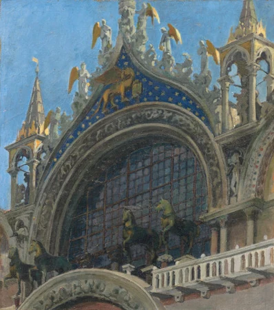 San Marco in Venedig, um 1901