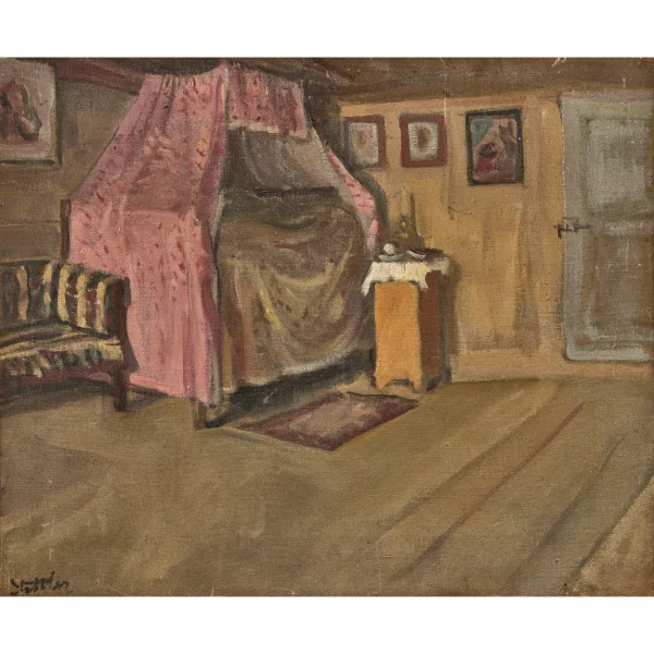 Martha Stettler — Blick ins Schlafzimmer.
