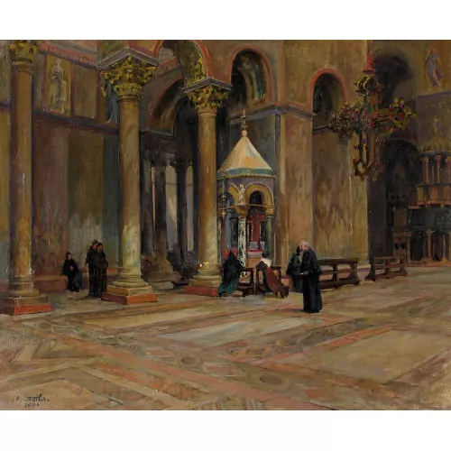 Interieur von San Marco in Venedig