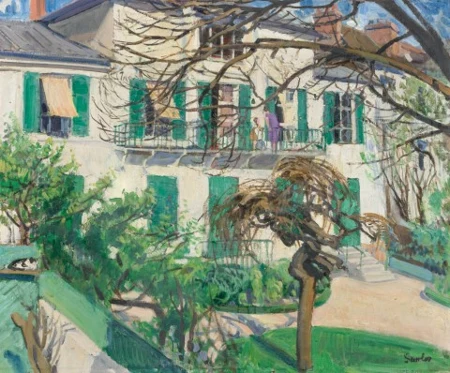 Nachbargarten an der Rue d'Assas in Paris, 1907/30