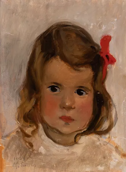 Kinderporträt (Christine von Steiger). 1902