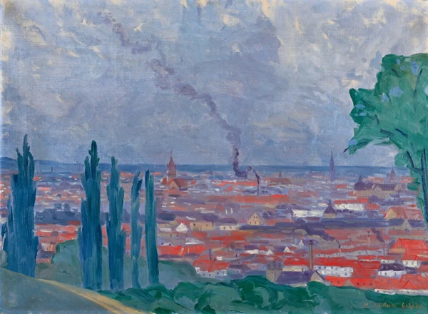 Martha Wittwer-Gelpke — Die Stadt (Basel), um 1920