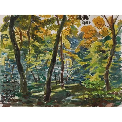 Martin Alfred Christ — Sommerlicher Wald.