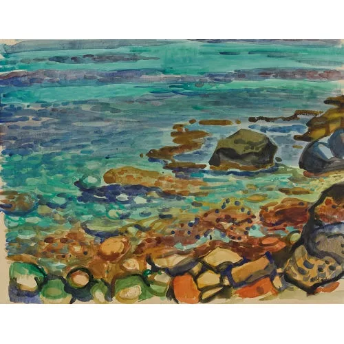 Martin Alfred Christ — Steiniges Ufer.