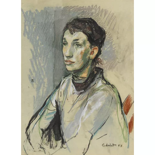 Martin Alfred Christ — Porträt einer Frau.