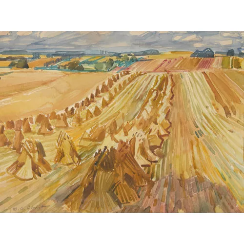 Martin Alfred Christ — Sommerliche Feldlandschaft.