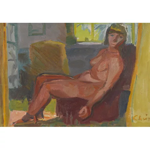 Martin Alfred Christ — "Akt im Atelier".