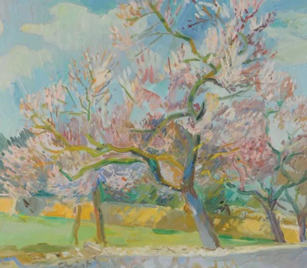 Martin Alfred Christ — Blühende Kirschbäume