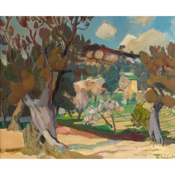 Martin Alfred Christ — Südliche Landschaftspartie.