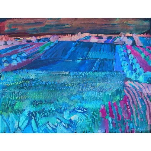 Martin Alfred Christ — Sommerliche Feldlandschaft.