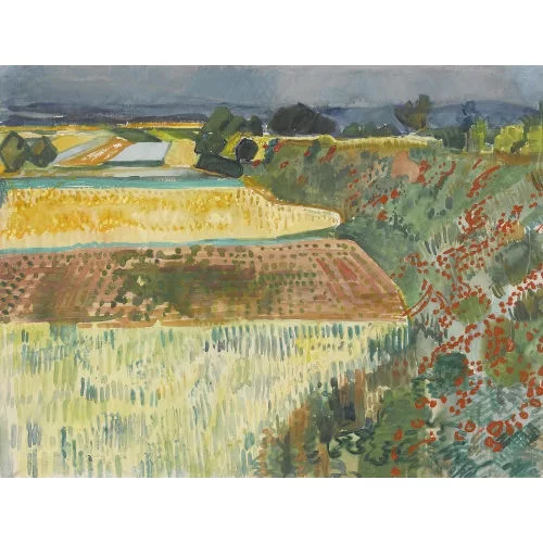 Martin Alfred Christ — "Sommerlandschaft im Elsass".