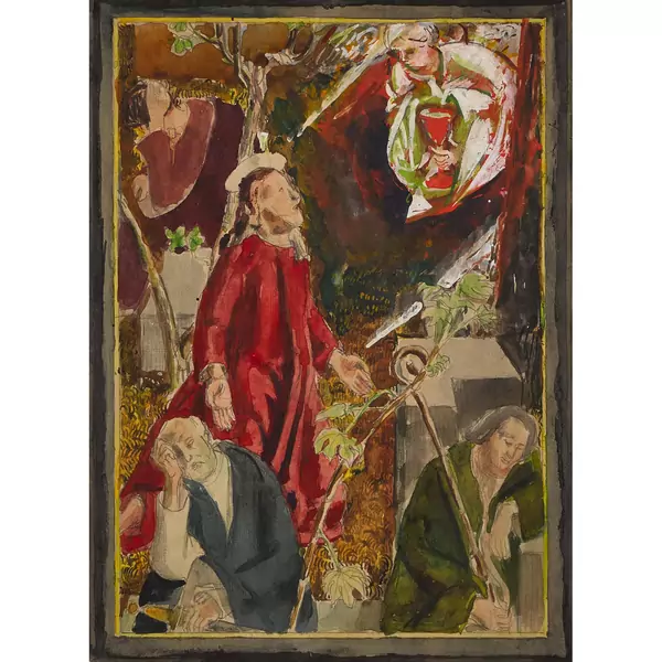 Jesus am Ölberg