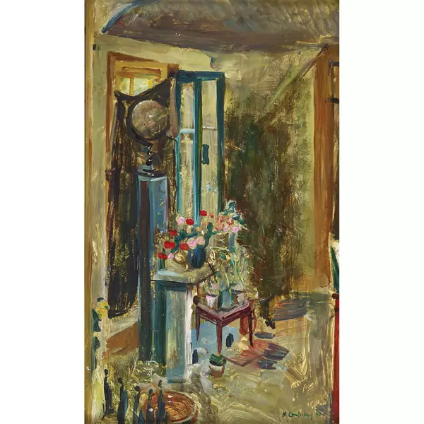 Interieur mit Blumen