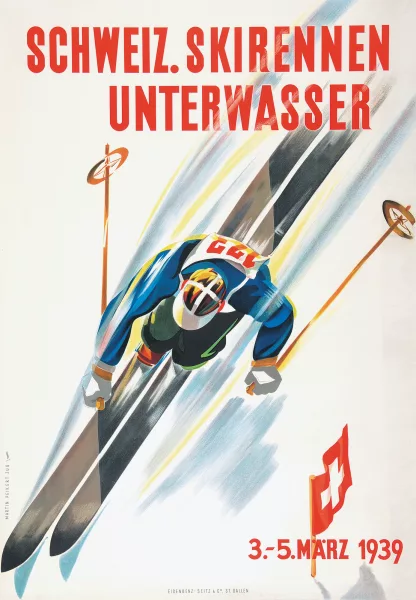 Martin Peikert — Schweiz. Skirennen Unterwasser, 1939