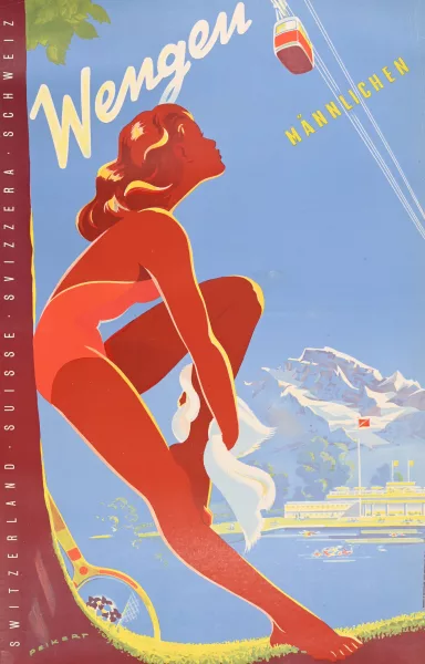 Martin Peikert — Wengen - Männlichen, 1945