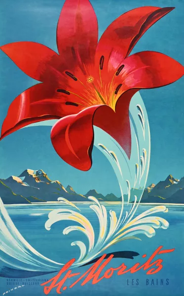 Martin Peikert — St. Moritz - Les Bains, 1958