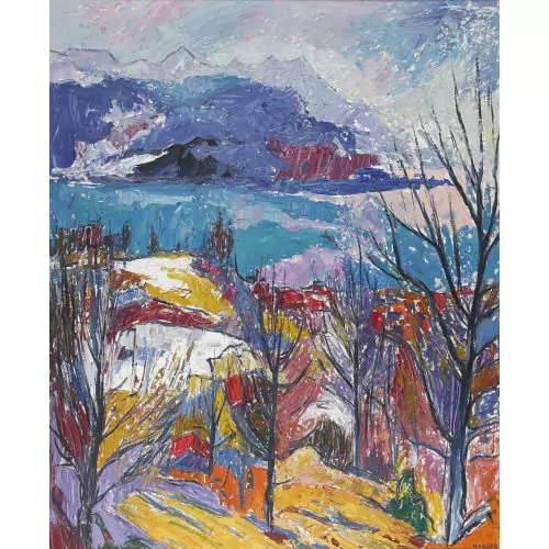 "Vorfrühling am Brienzersee"