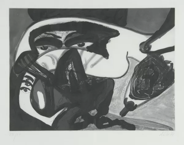 Martin Disler — Gravure G, 1982