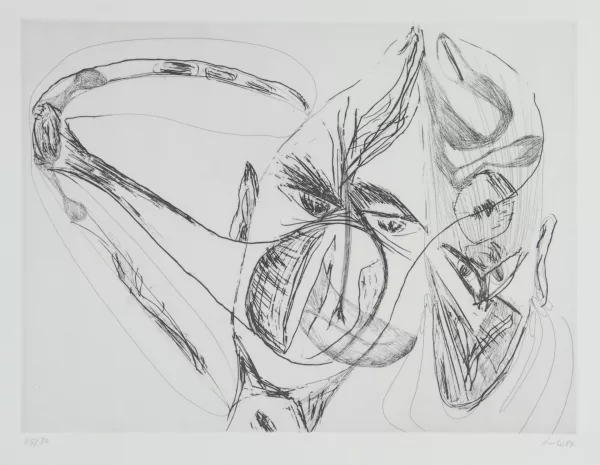 Martin Disler — Gravure K, 1984