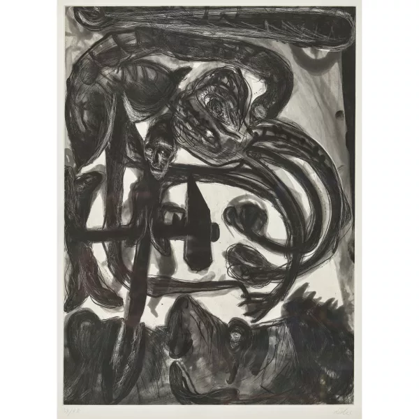 Martin Disler — "Totenwache".