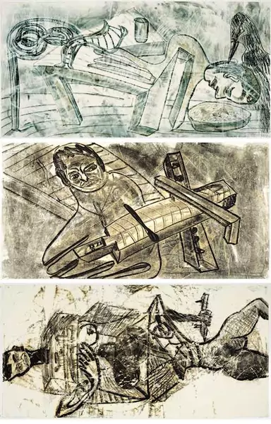 MARTIN DISLER — 3 Bll.: Ohne Titel. 1994/1995. — Koller Auktionen
