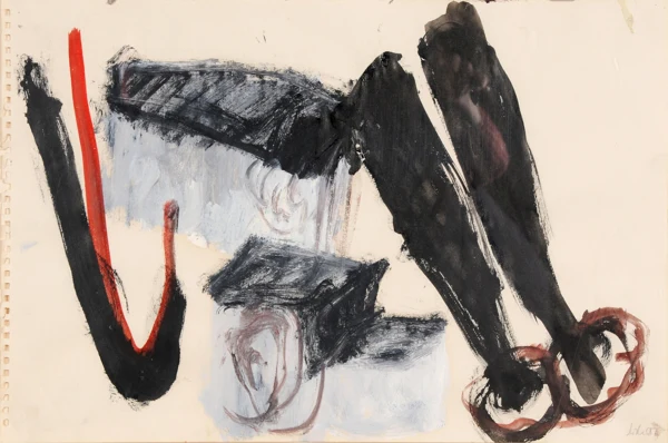 Martin Disler — Willensgehöft, 1986