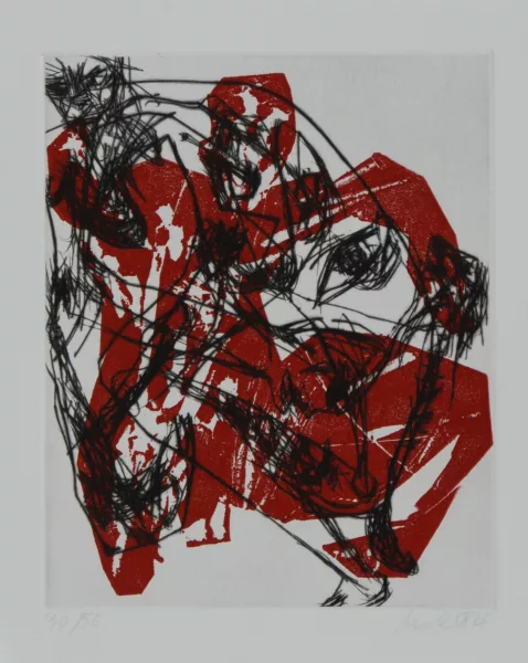 Martin Disler — Little Red Pusher, 1984