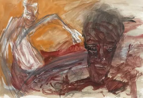 MARTIN DISLER — Zwei Figuren. 1985. — Koller Auktionen