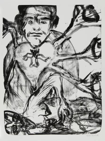 Martin Disler — Herzhorcher, 1992