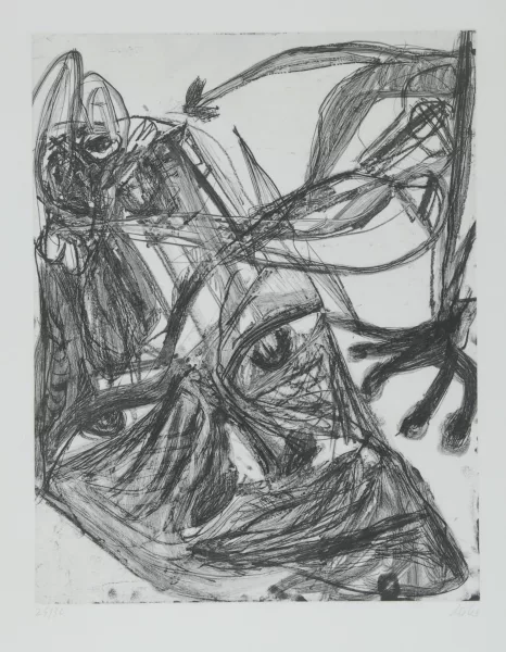 Martin Disler — Gravure L, 1984