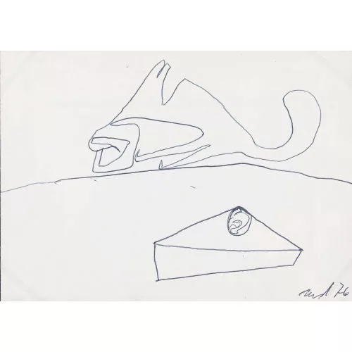 Martin Disler — Ohne Titel.