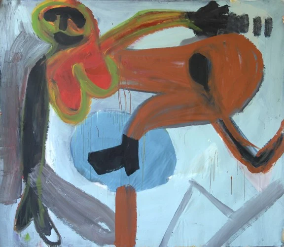 Martin Disler — Laufende Frau, 1981