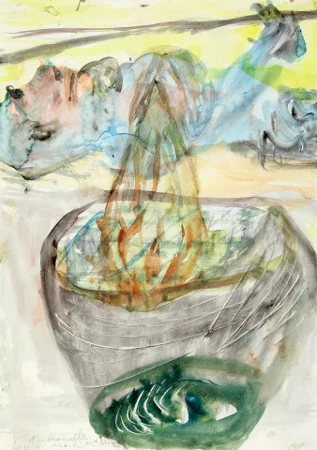 Komposition mit Figur, 1987